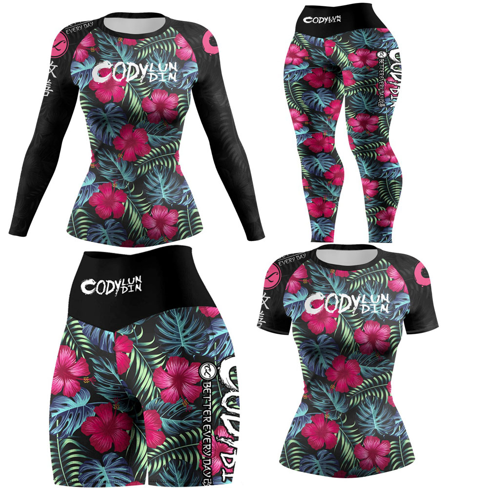 Rash Guard - Bjj Rashguard Mma Compression T-Shirt Pant