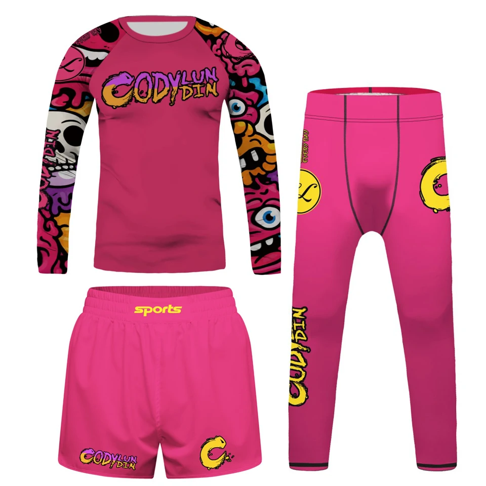 Kid's MMA Muay Thai Jiu Jitsu  - Rash Guard recension och pris