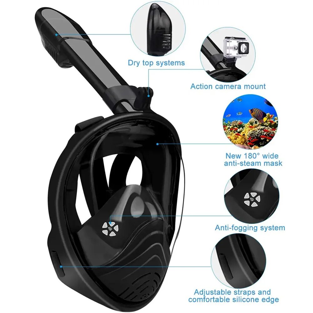 Underwater Snorkeling Full Fac - Snorkel Set recension och pris