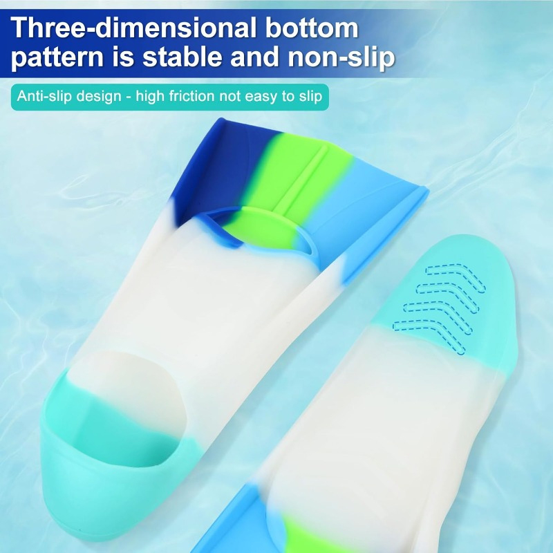 Silicone Swim Fins Quick Dry B - Flippers Swimming recension och pris