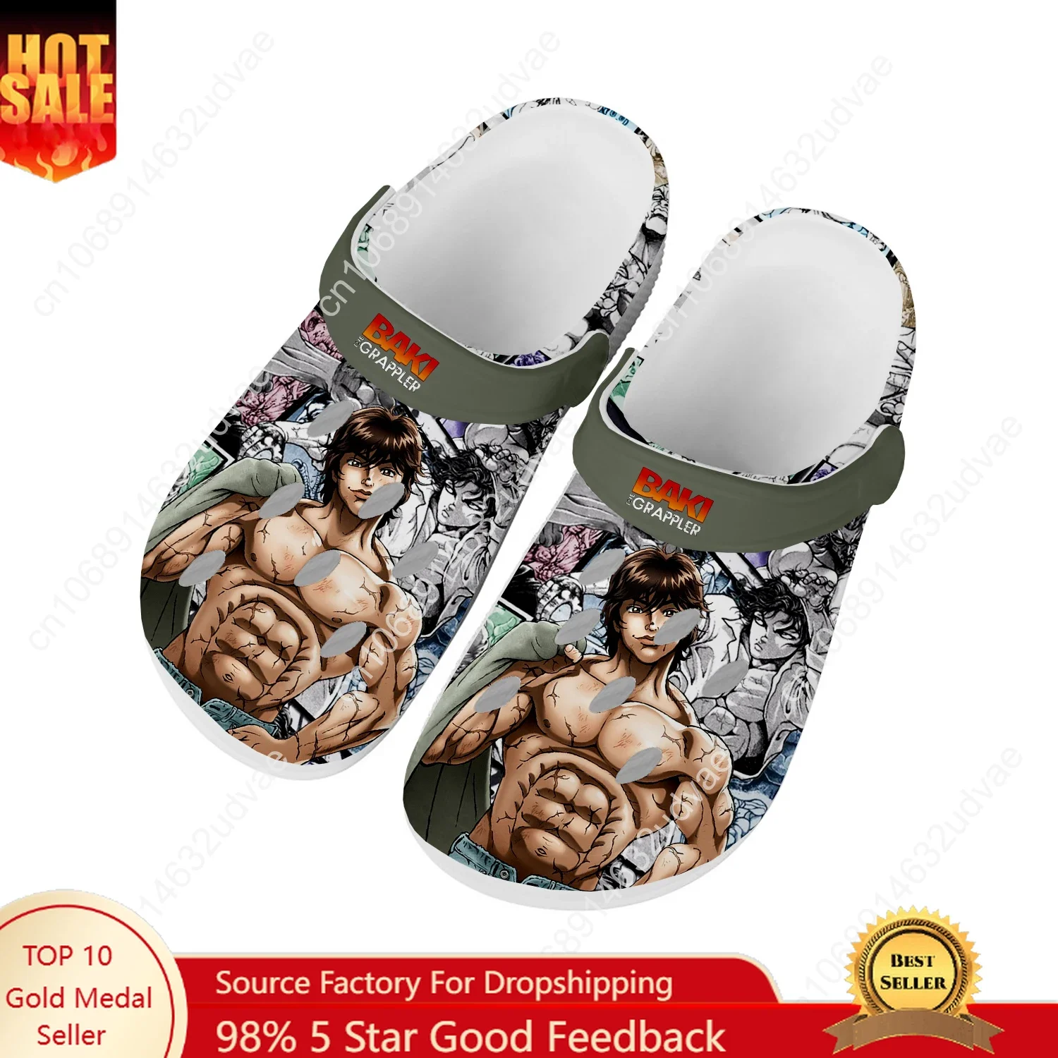 Baki The Grappler Hanma Baki W - Water Shoes recension och pris