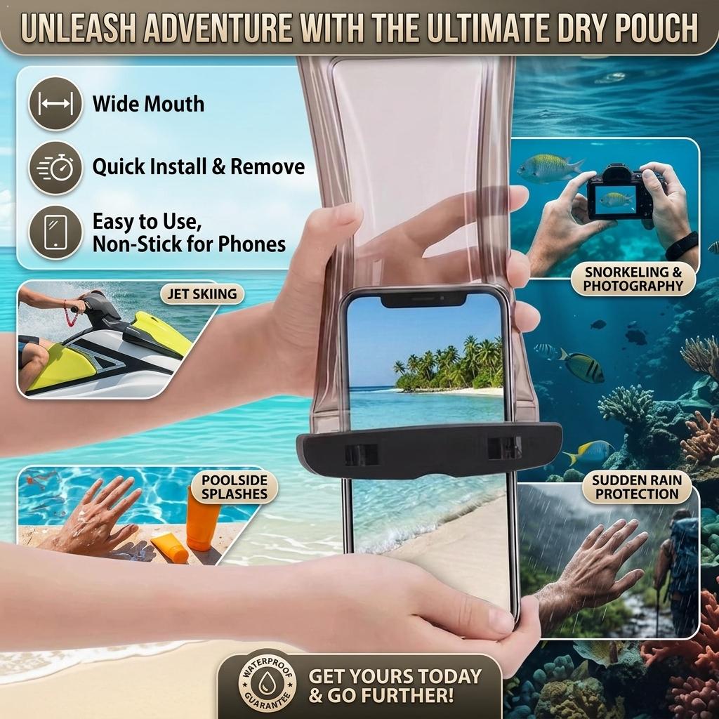 Clear Waterproof Phone Case Dr - Dry Bag Waterproof recension och pris