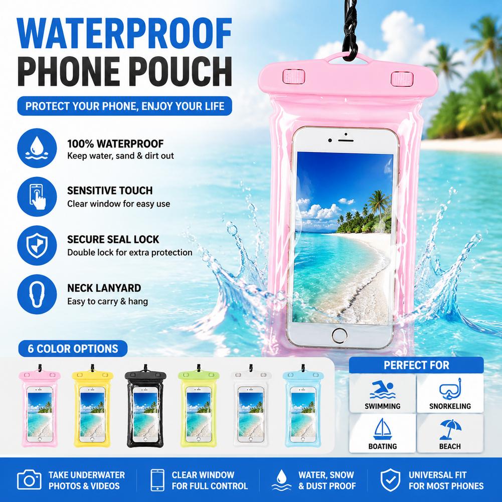 Clear Waterproof Phone Case Dr - Dry Bag Waterproof recension och pris