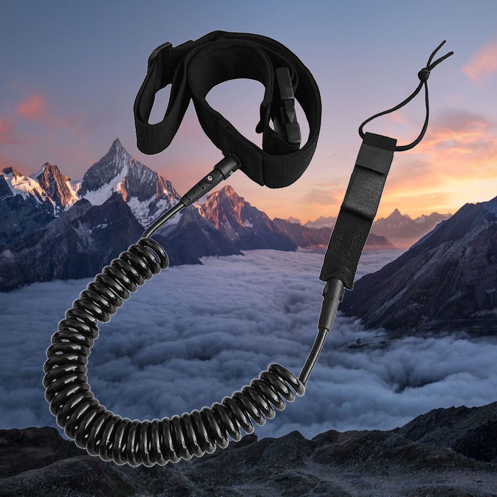 Coiled SUP Leash Durable TPU S - Surfboard Leash recension och pris
