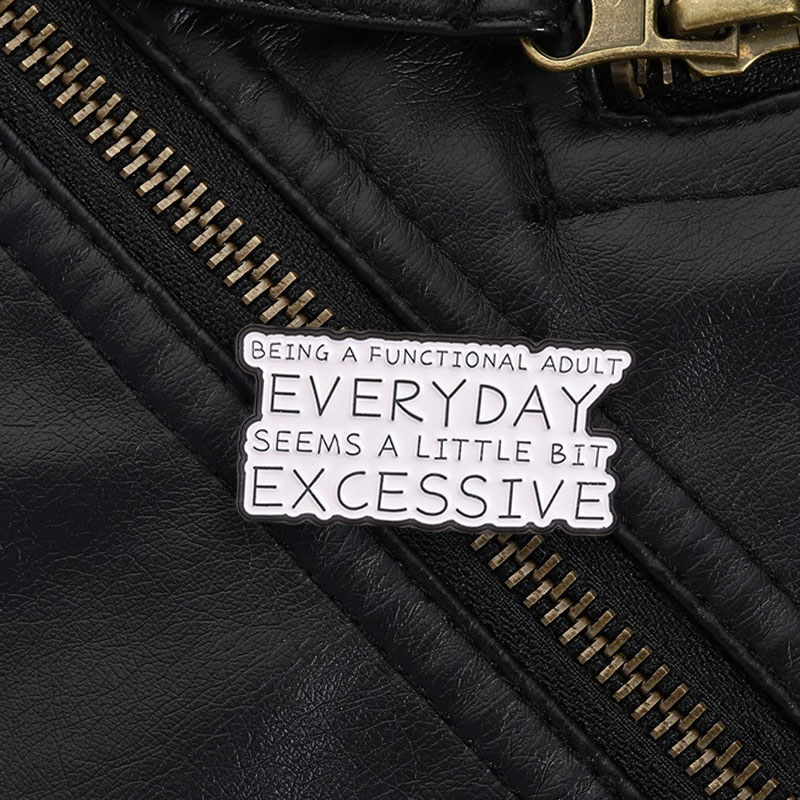 Humorous Adult Meme Enamel Bro - Life Jacket recension och pris