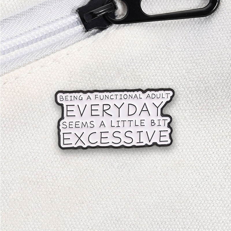 Humorous Adult Meme Enamel Bro - Life Jacket recension och pris
