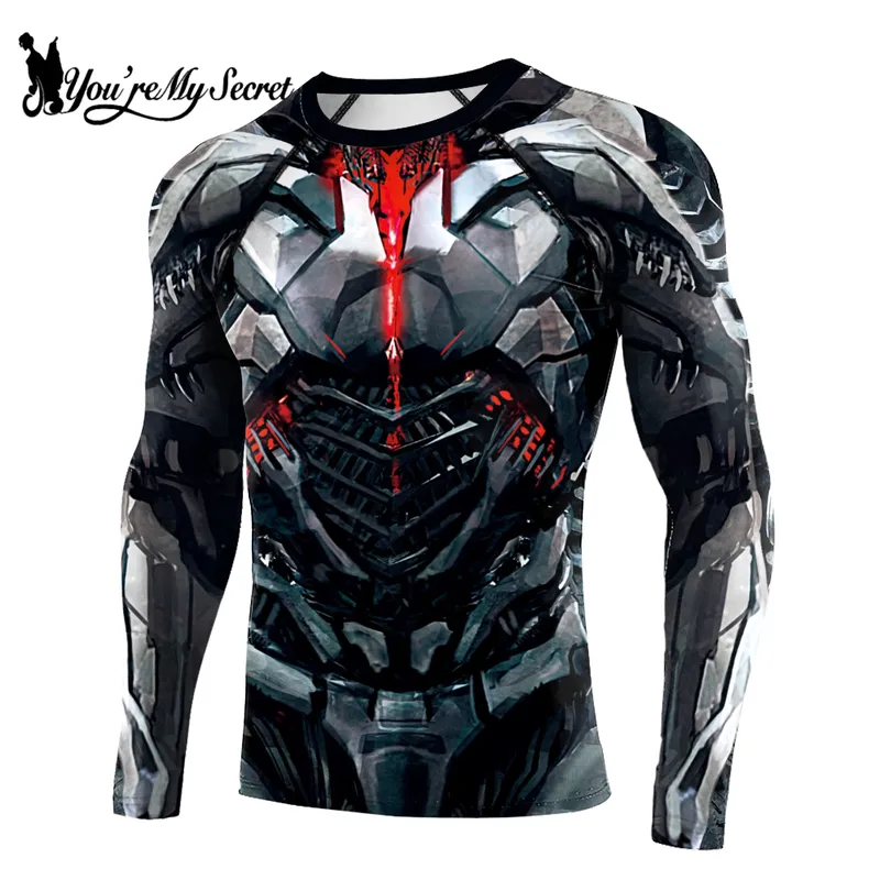 3D Printed Casual Long Sleeve  - Rash Guard recension och pris
